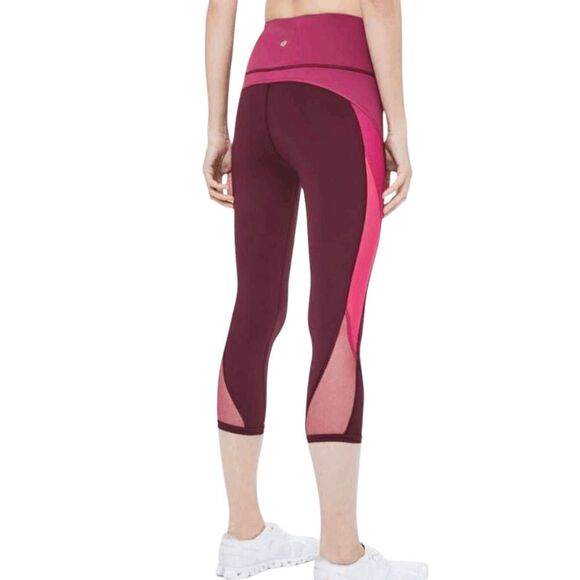 LULULEMON ATHLETICA Colour Me Ombre Crop 21' Size 4 - Picture 1 of 4